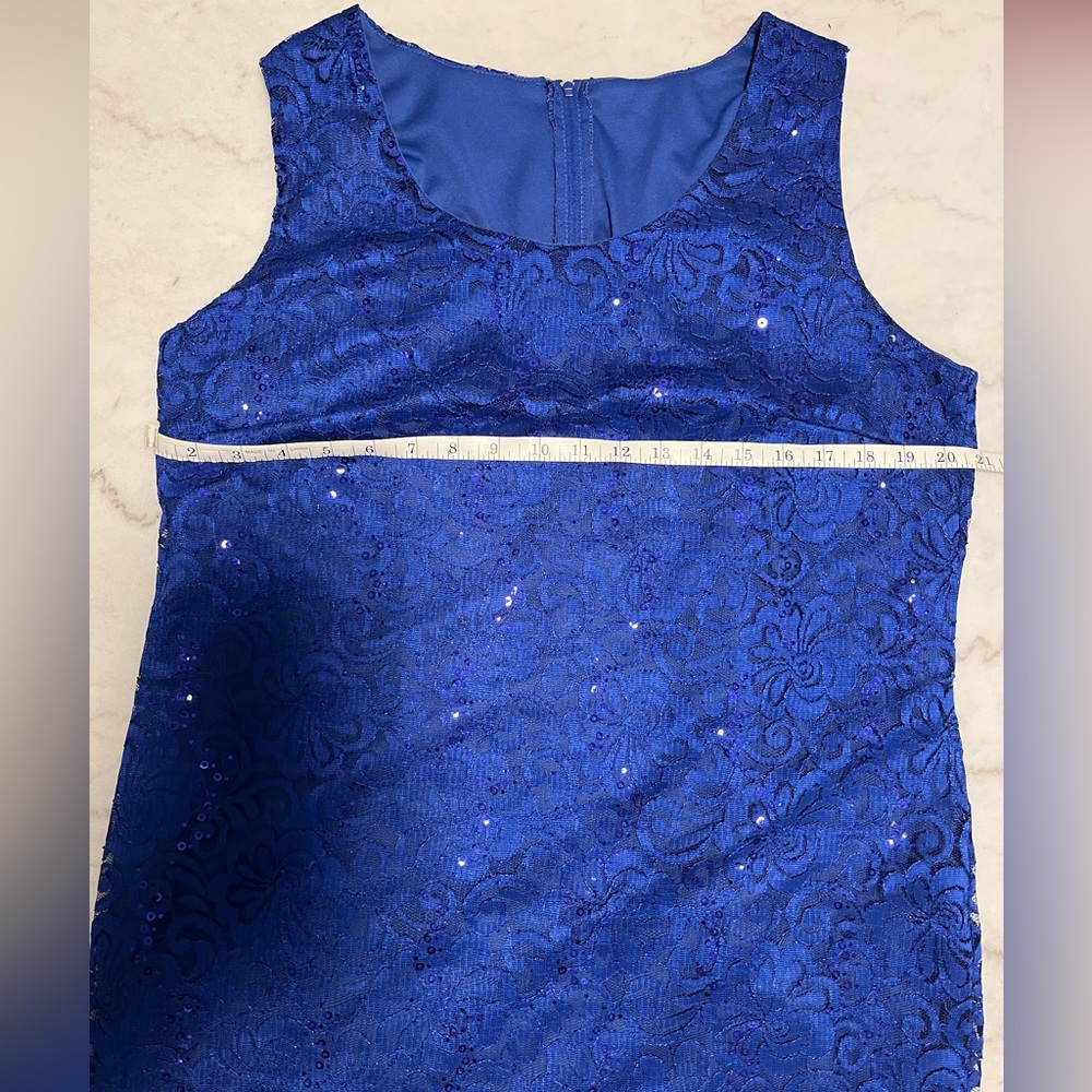 NWOT Cachet Royal Blue Lace Ensemble‎ - Picture 8 of 12
